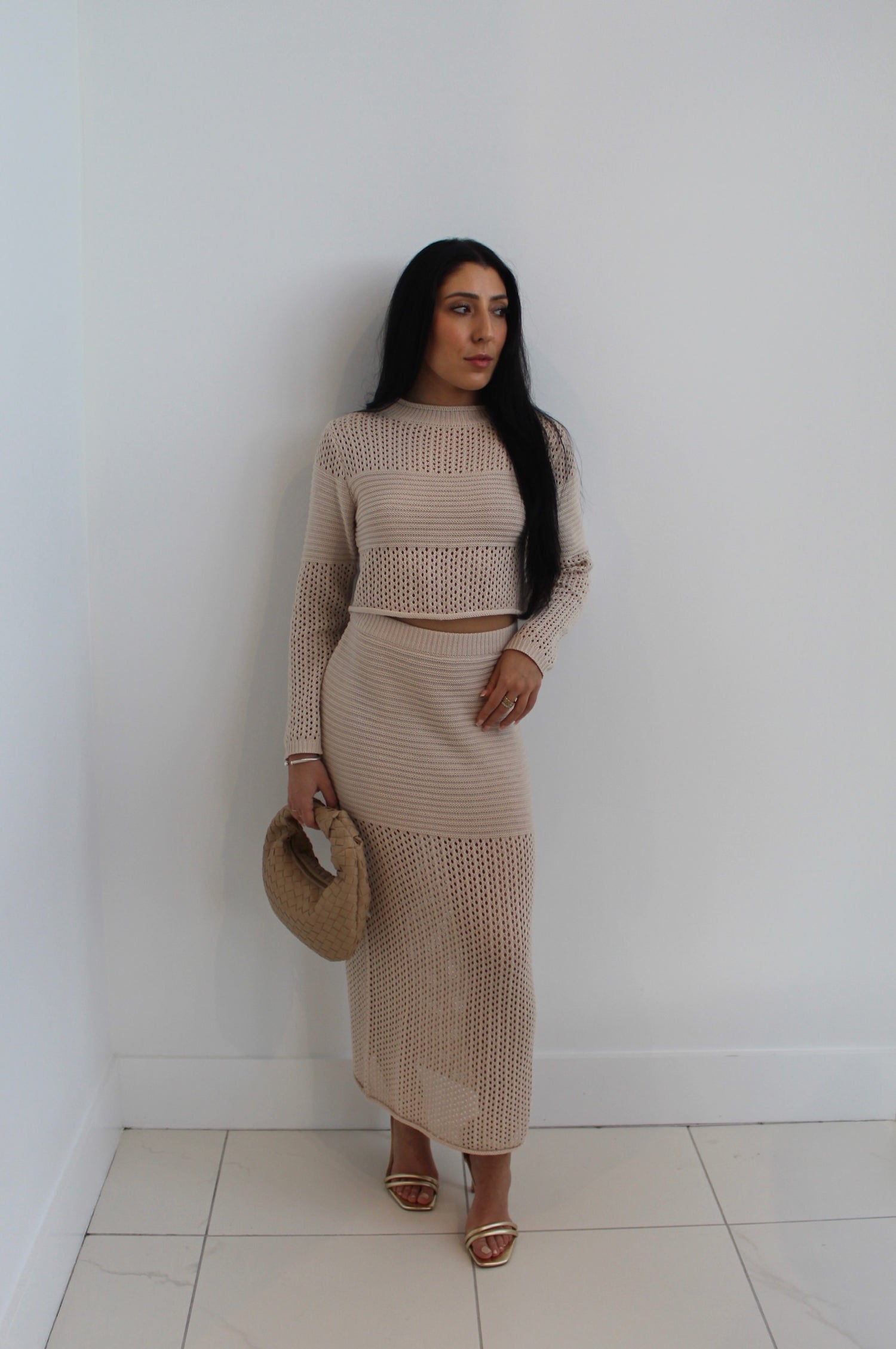 Ry Crotchet Midi Skirt