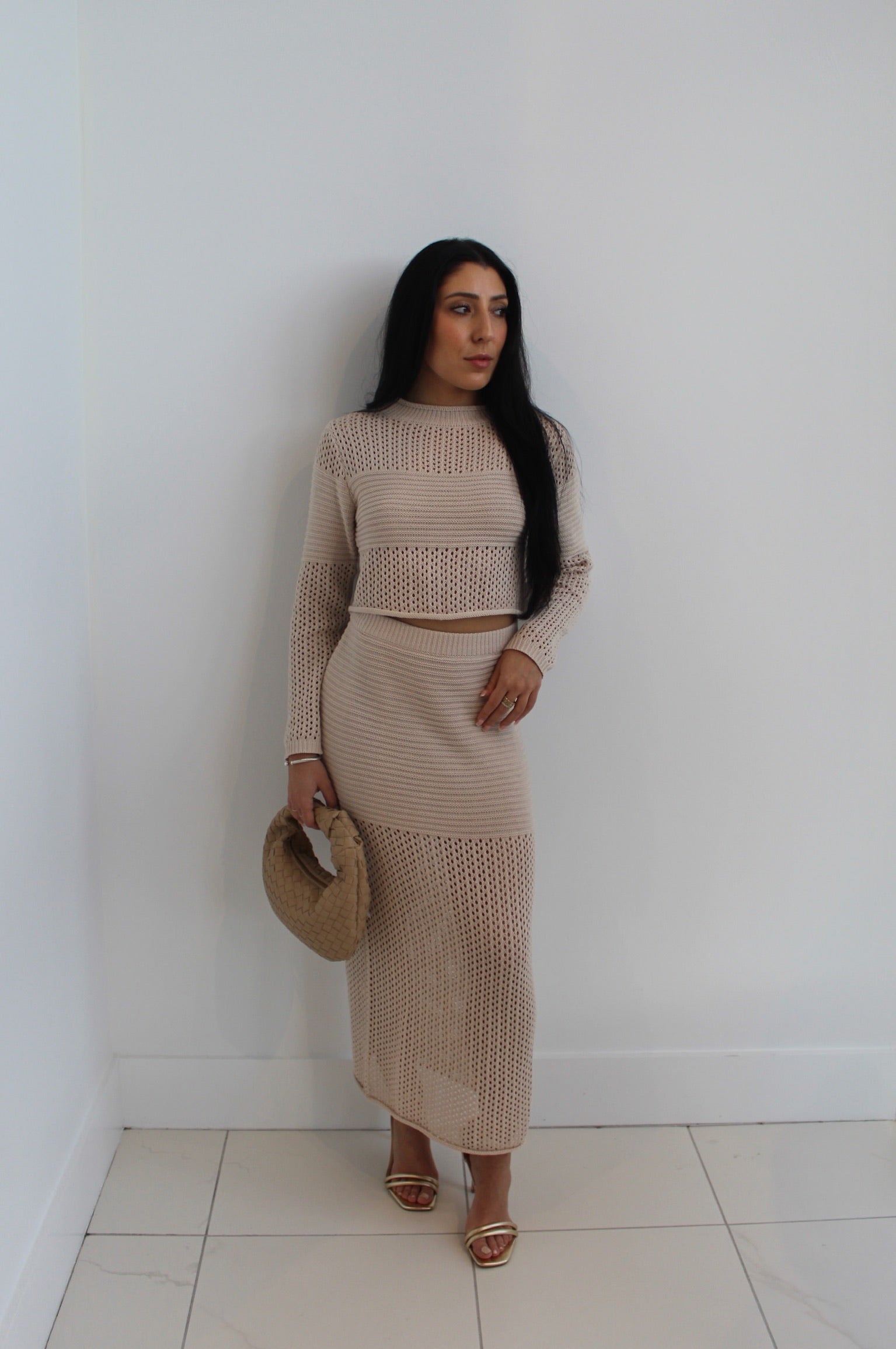 Ry Crotchet Midi Skirt