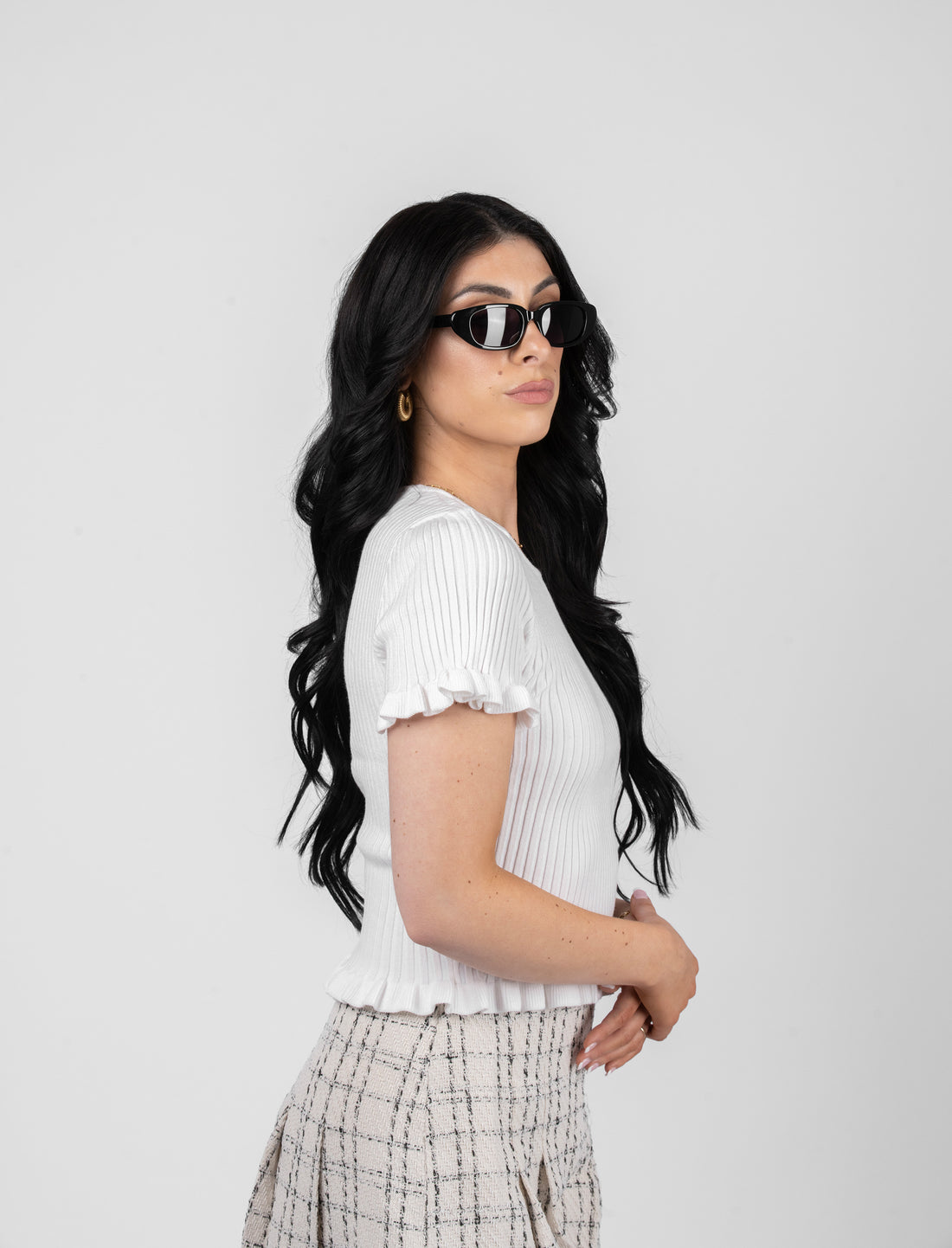 Lily Ruffle Tee