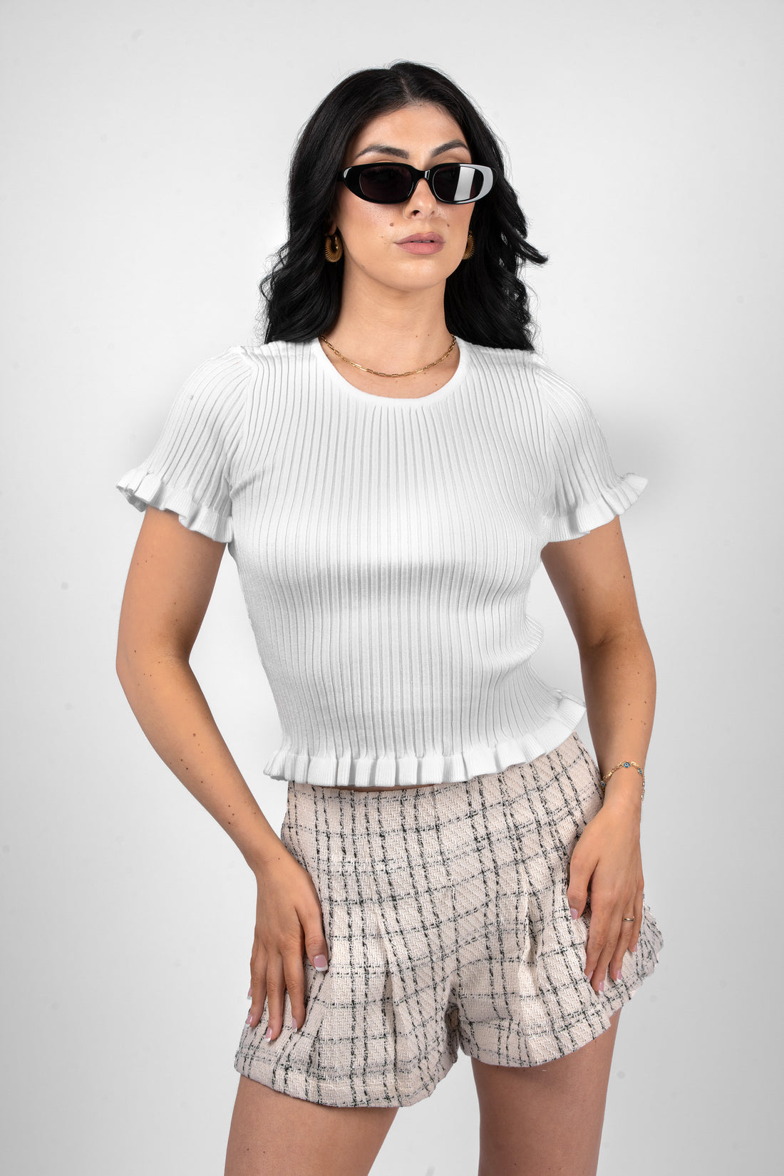 Lily Ruffle Tee