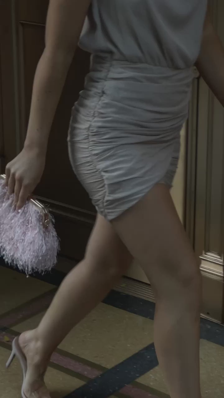 Blair Feather Bag