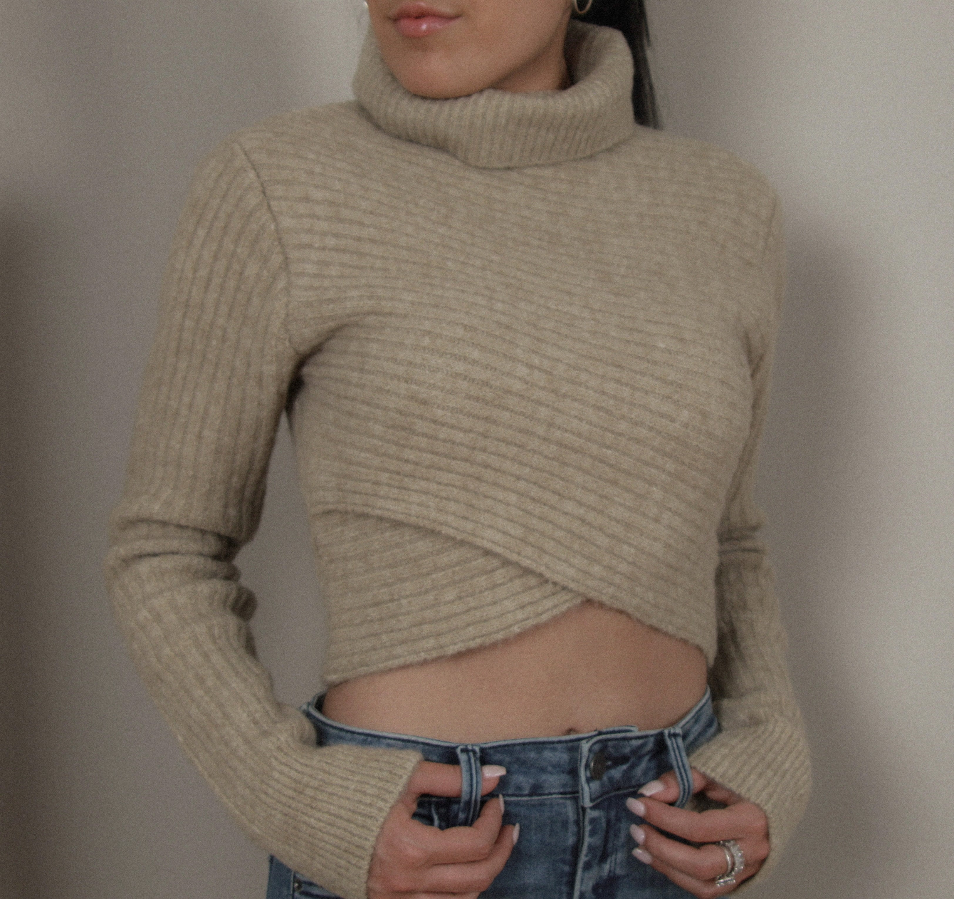 Lauren Crop Turtleneck