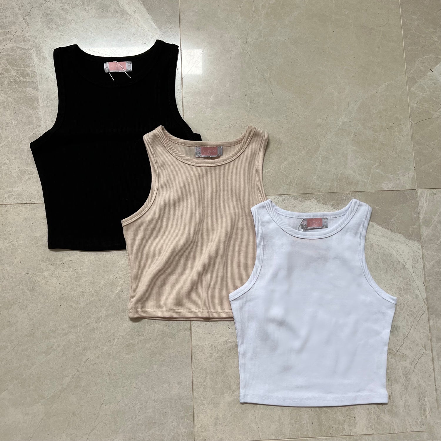 Classic Ribbed Cropped Tank