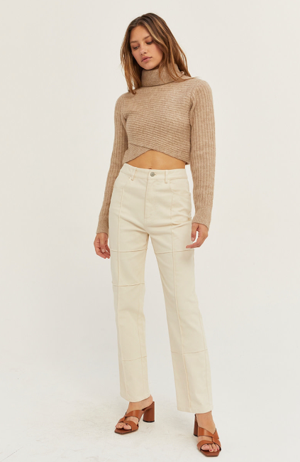 Lauren Crop Turtleneck