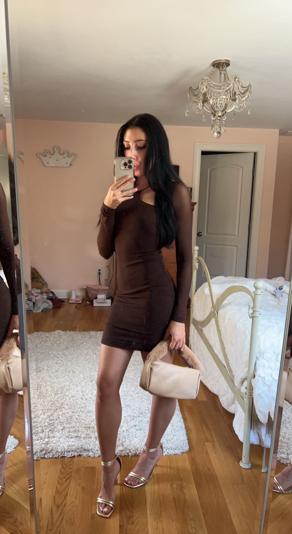 Naomi Fur Purse