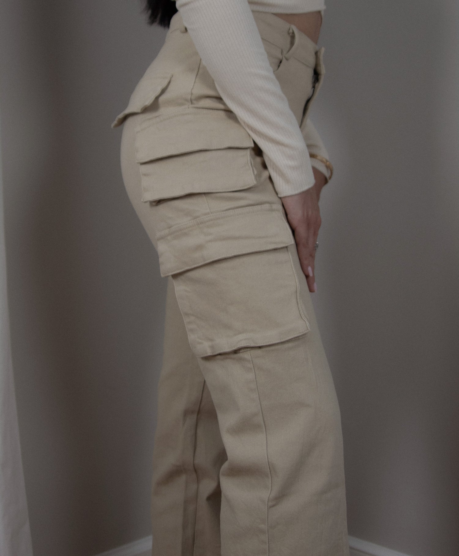 Emma Wide Leg Cargo Pants