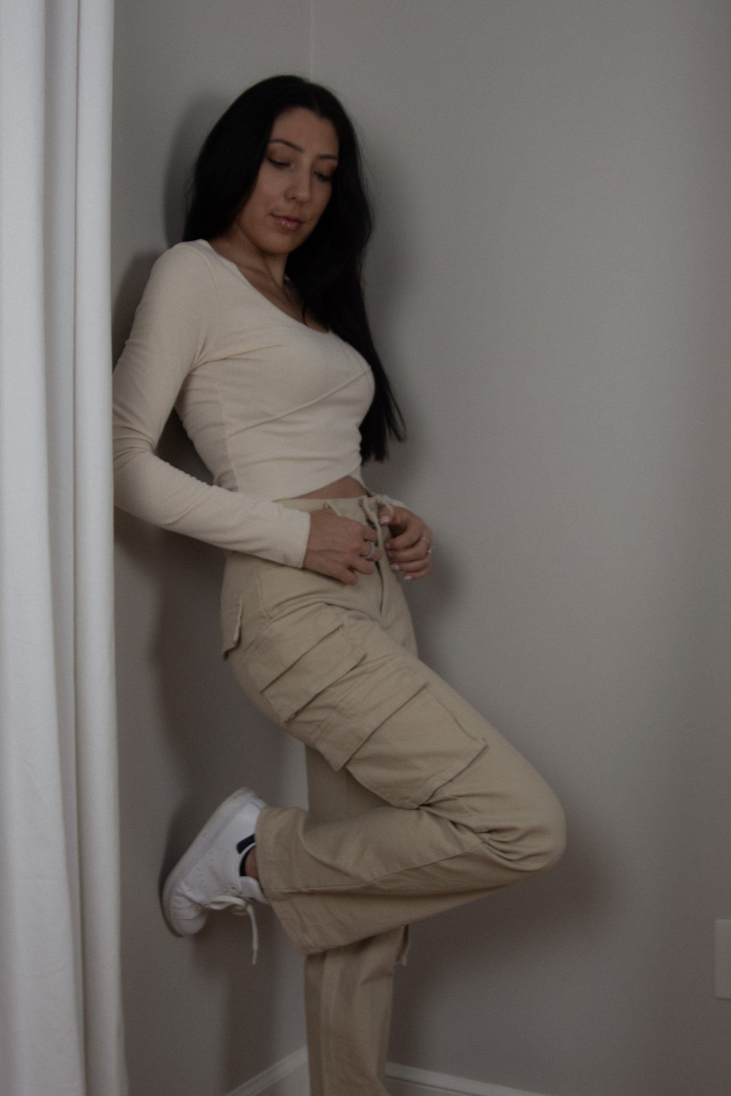 Emma Wide Leg Cargo Pants