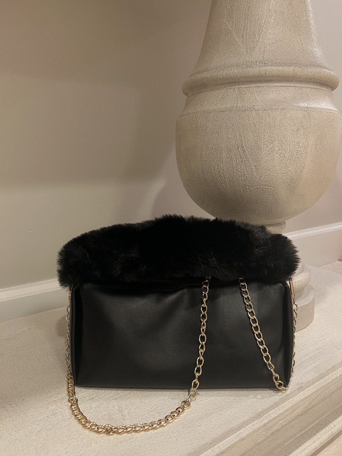 Naomi Fur Purse