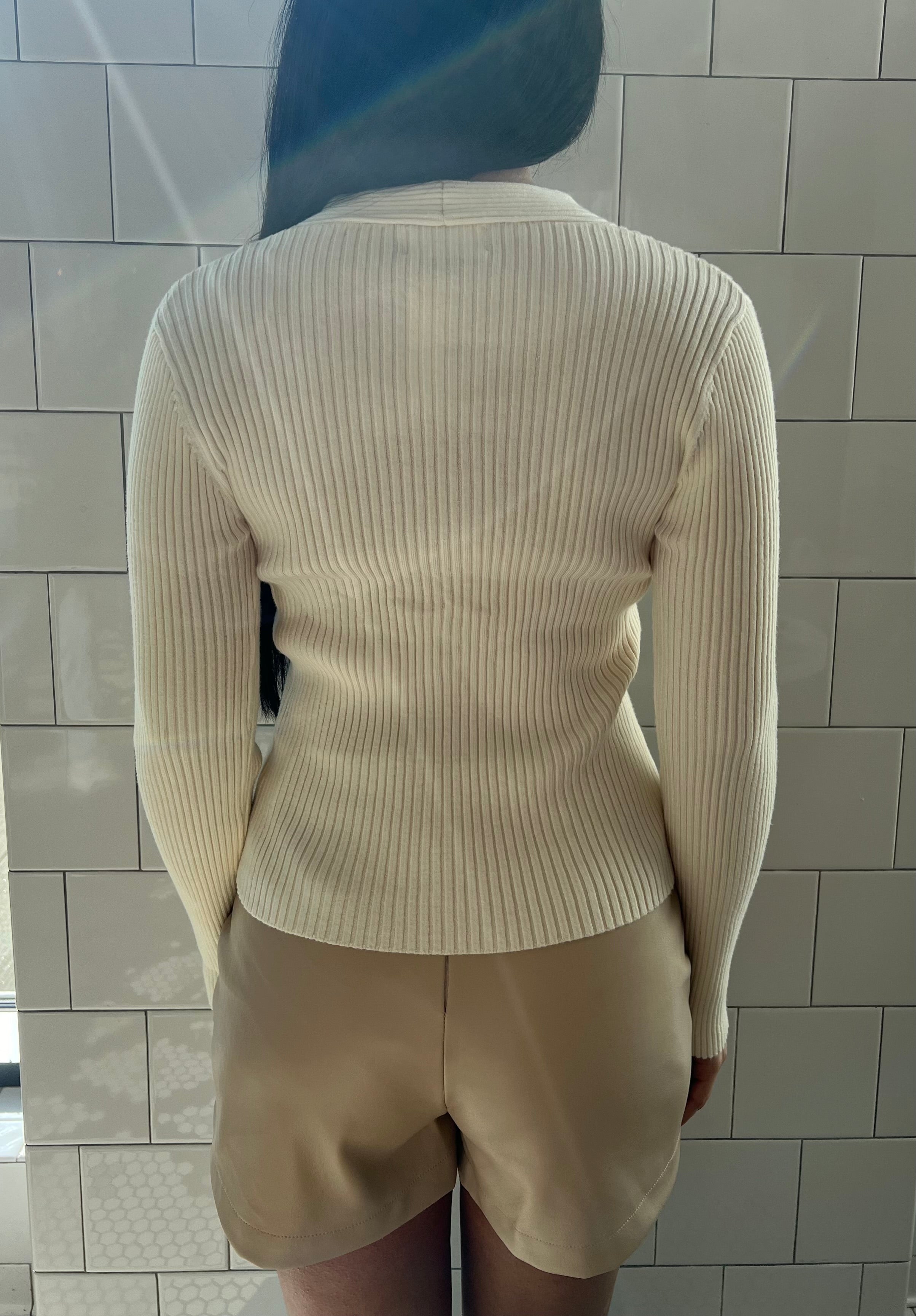 Antonia Twist Front Sweater