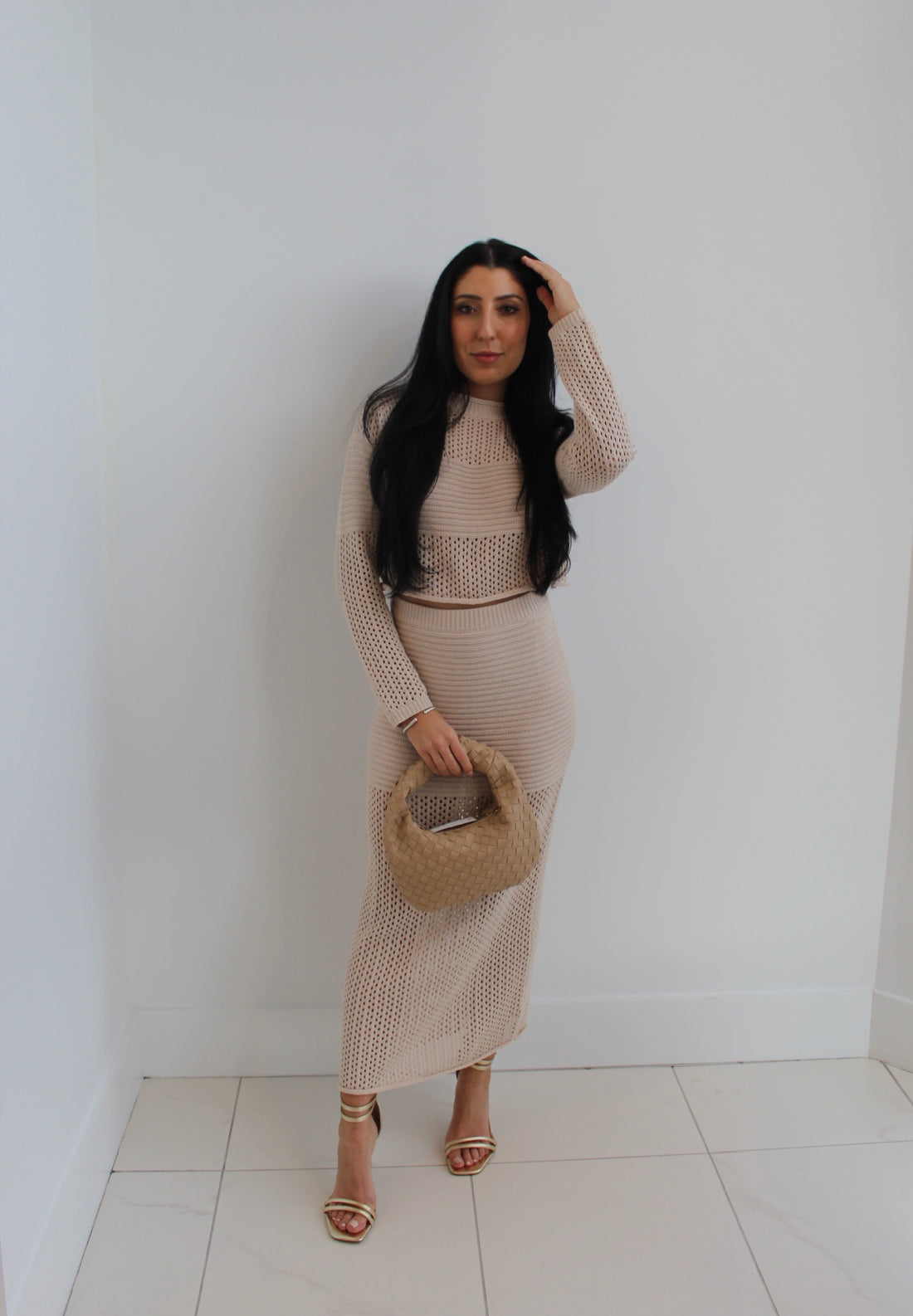 Ry Crotchet Midi Skirt