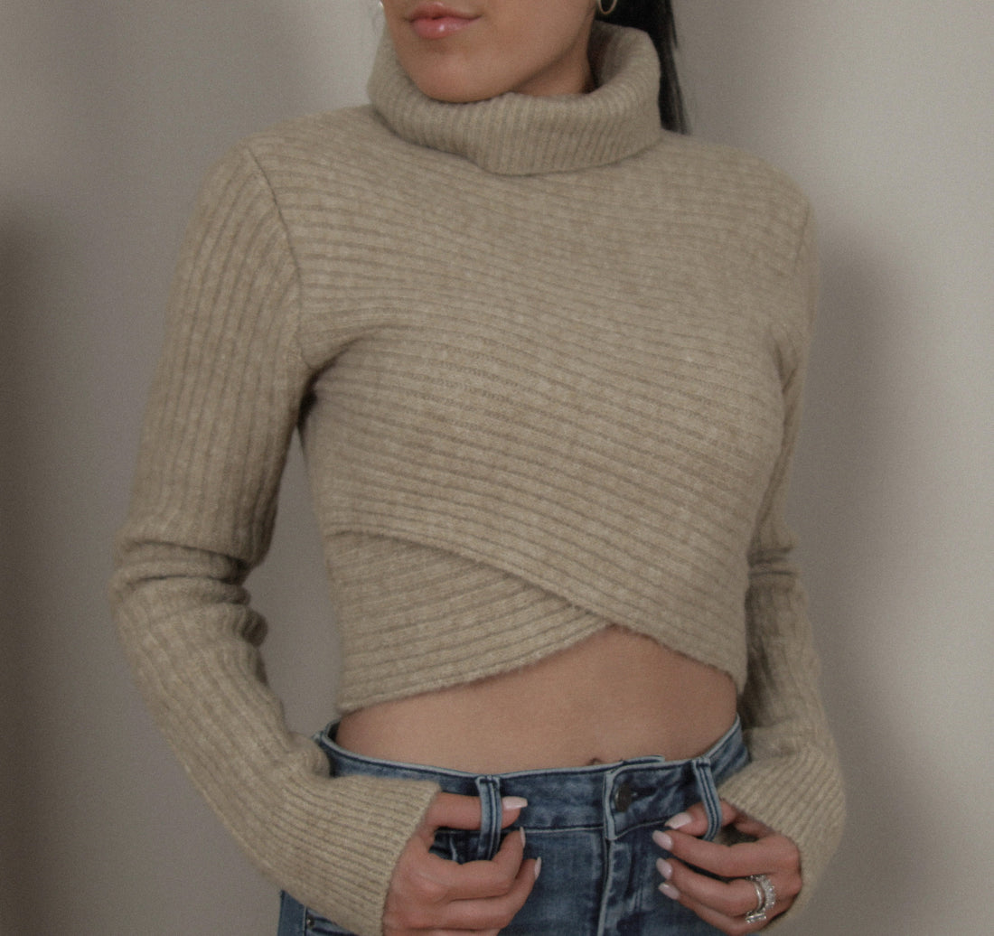 Lauren Crop Turtleneck