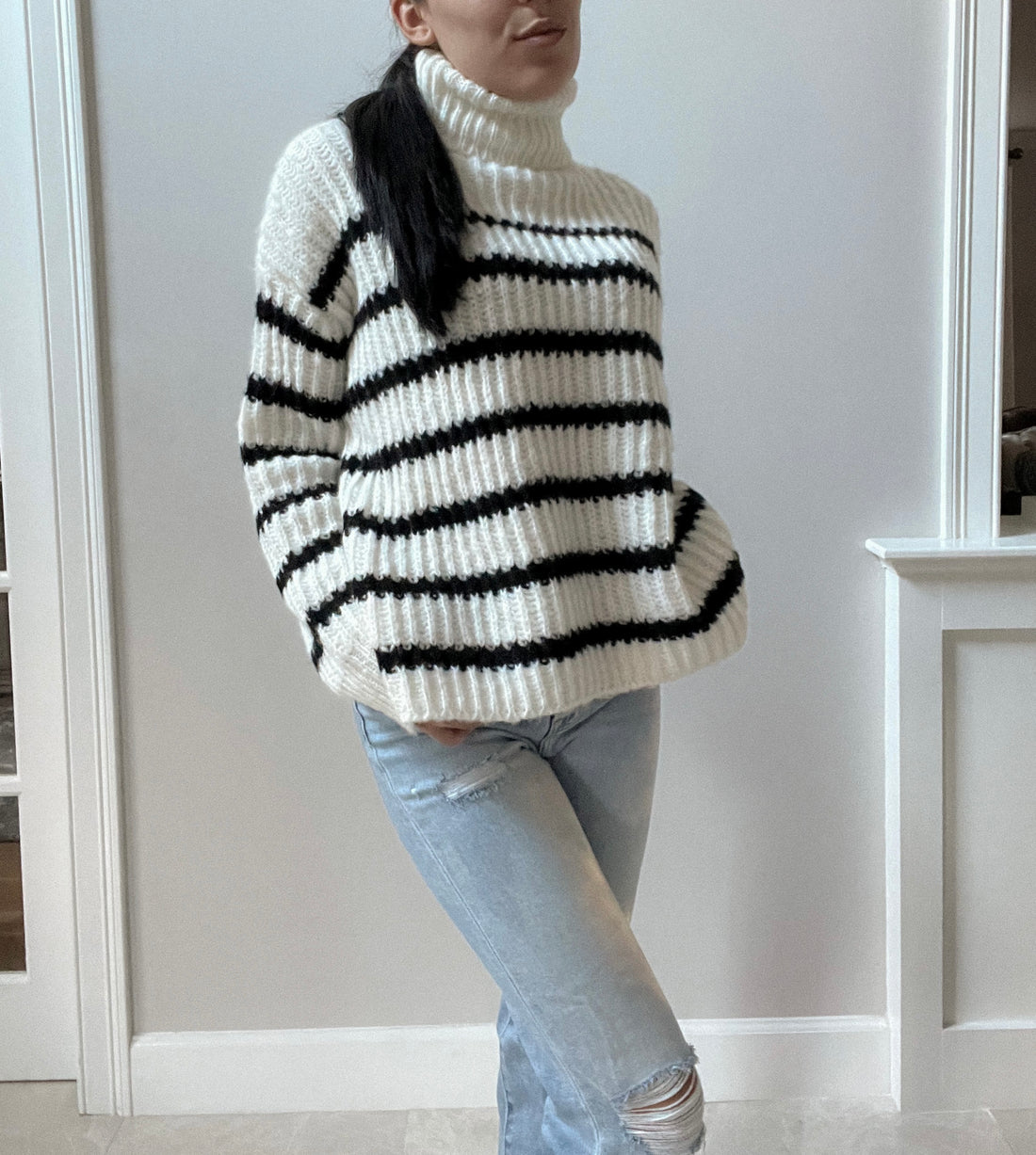 Kaylie Striped Sweater
