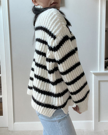 Kaylie Striped Sweater