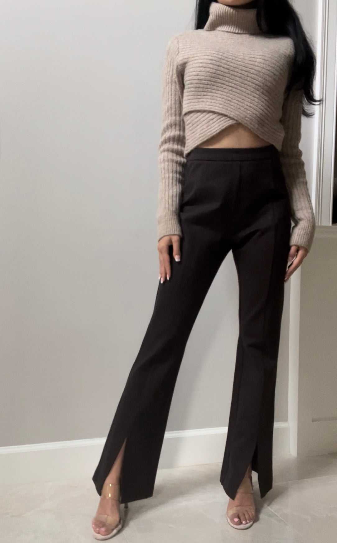 Kate Front Slit Trouser