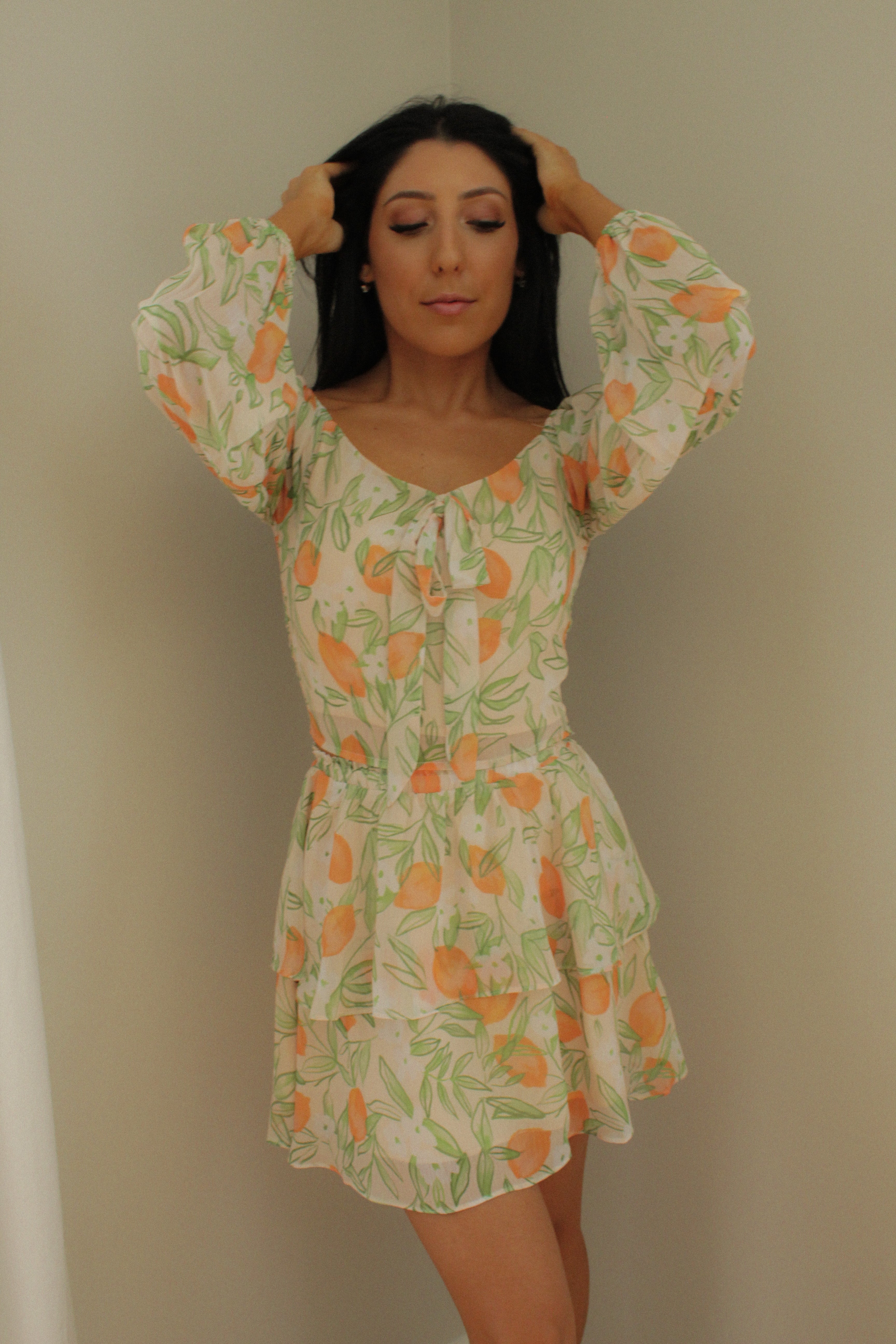 Tangerine Garden Top