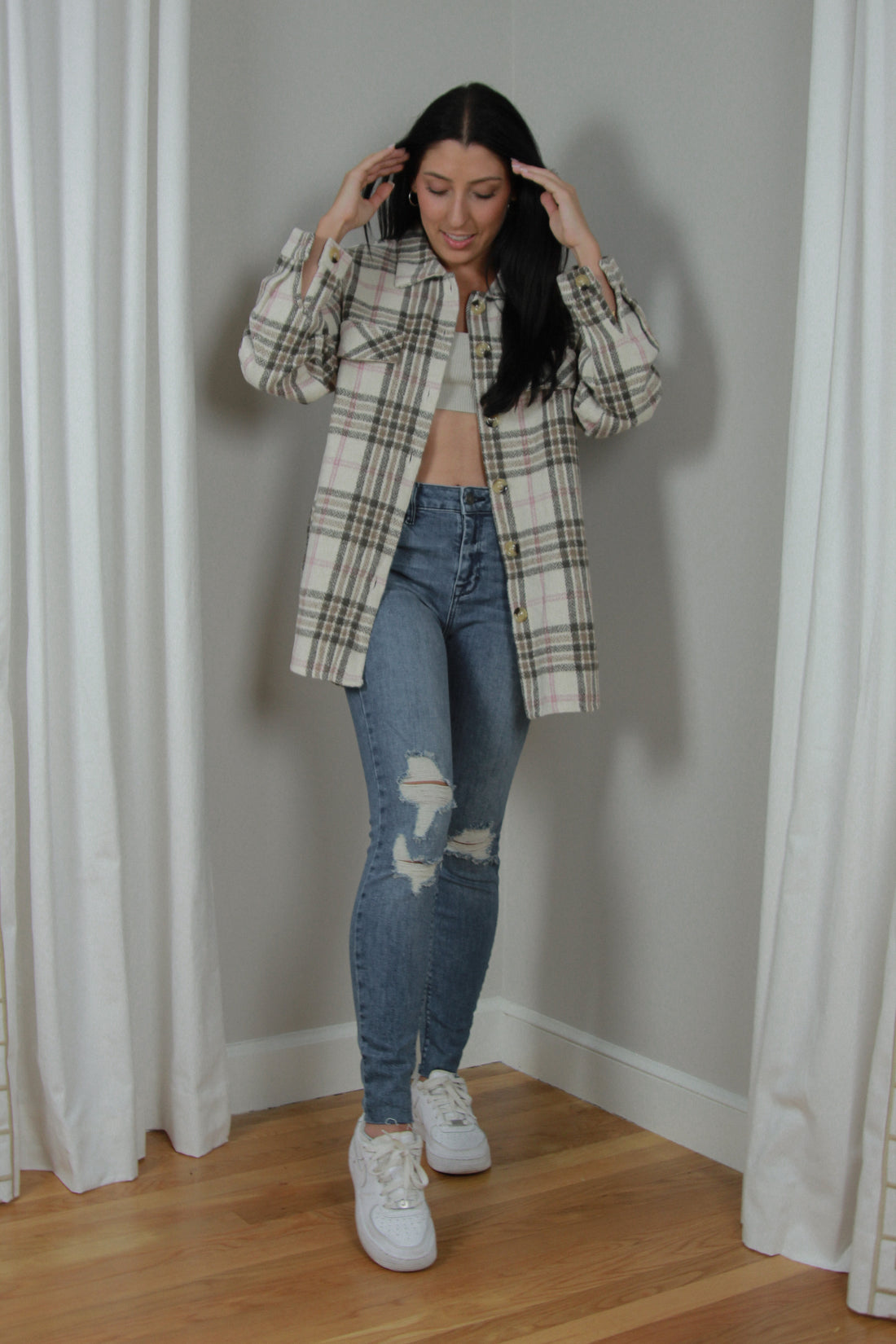 Jessie Plaid Shacket