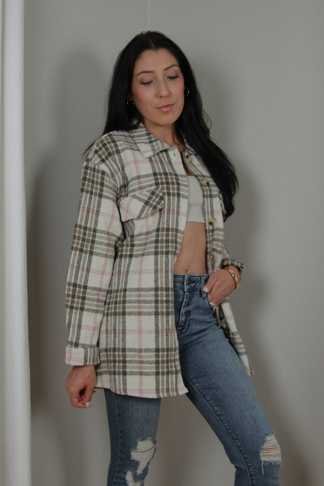 Jessie Plaid Shacket