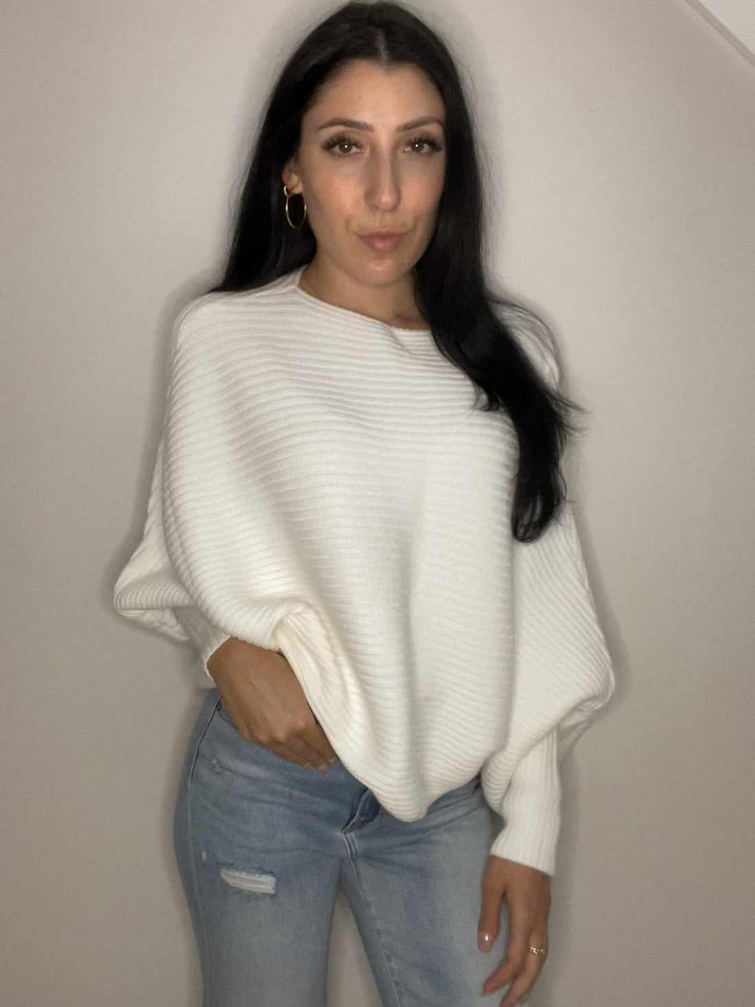 Tiffany Bateau Sweater